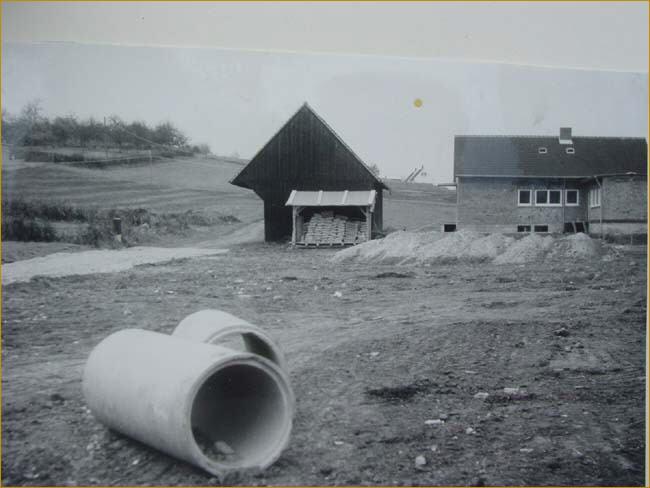 1962 Ortseinfahrt von Staig her Rechte Seite