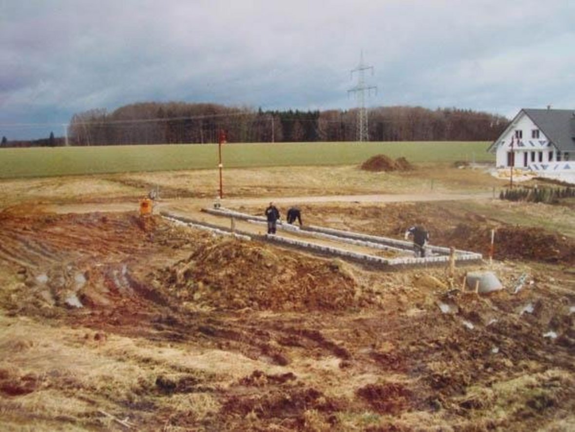 Stichstrasse wird angelegt