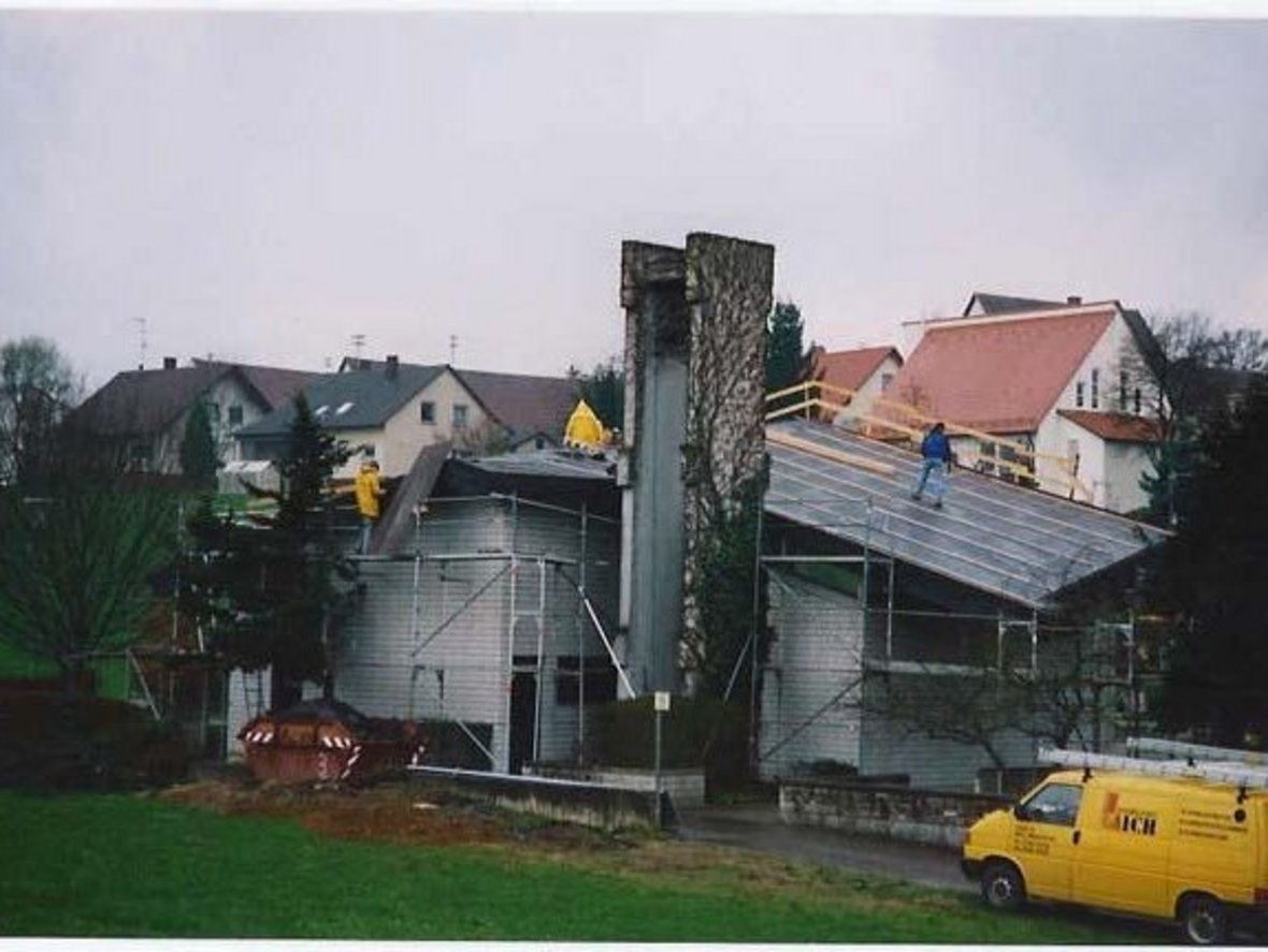 Dachsanierung Aussegnungshalle
